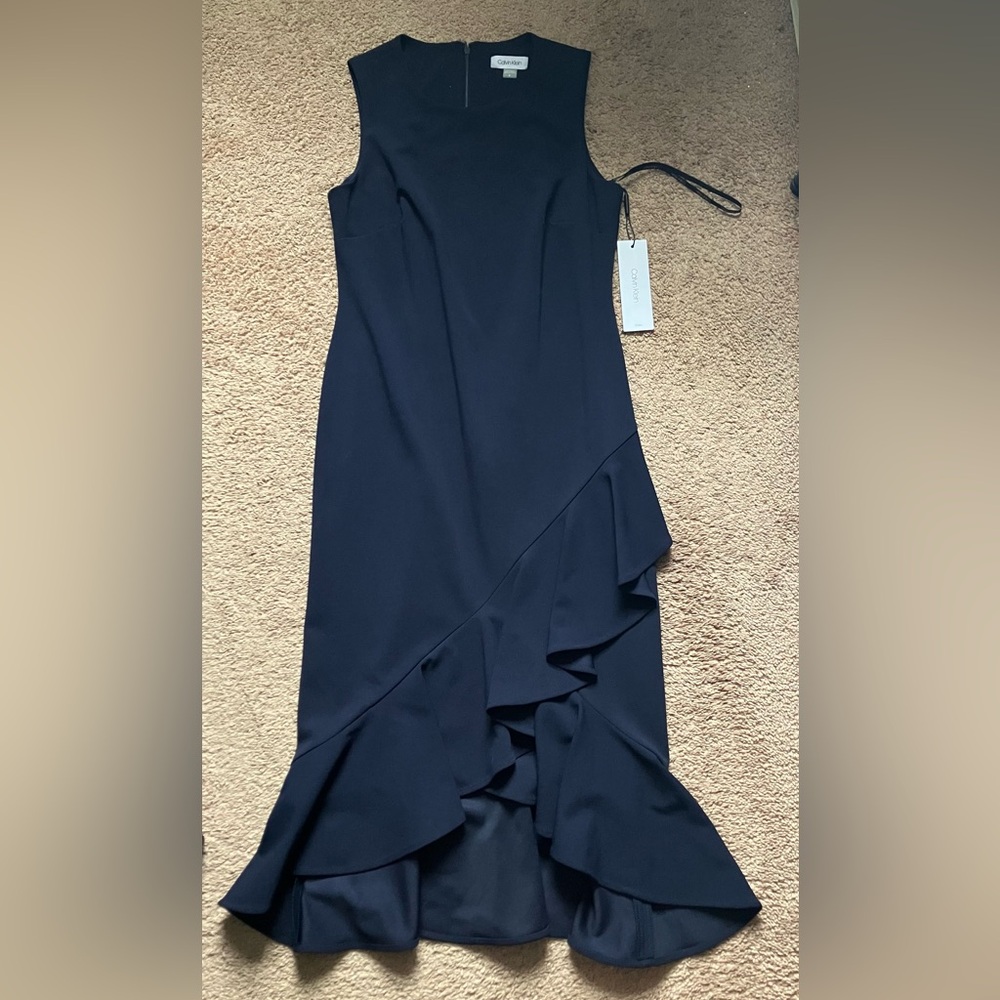 Calvin Klein Navy Blue Dress Size 8